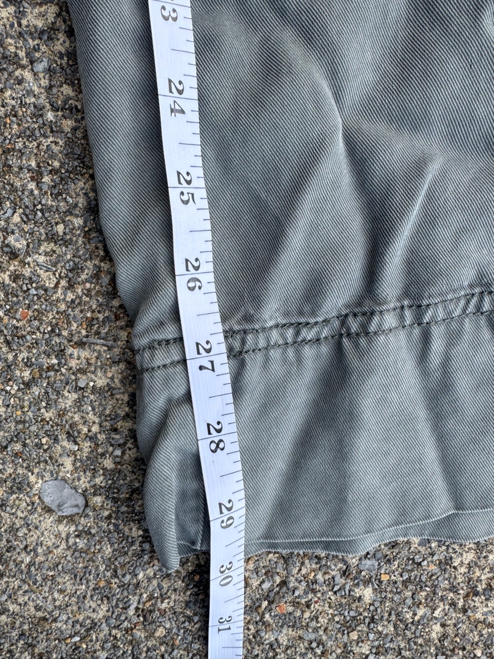 C&C California Olive Gray Drawstring Wide Leg Pants Large Boho Tencel Artsy - Picture 14 of 15